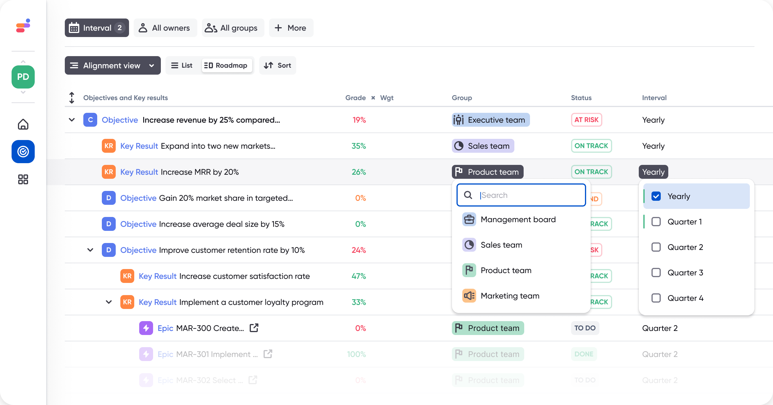 okr app