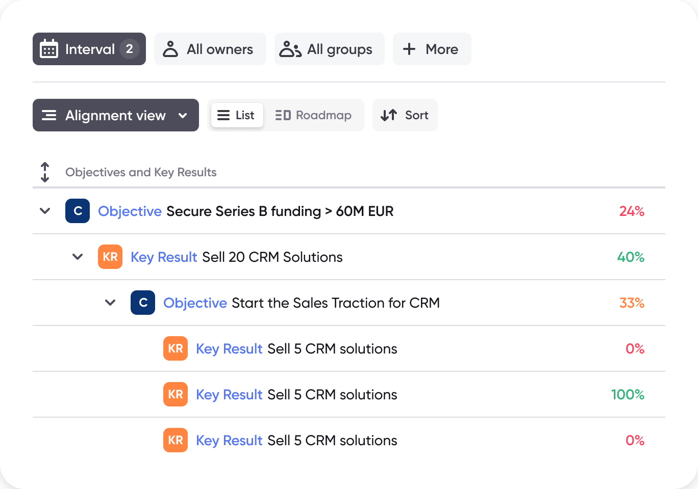 okr app