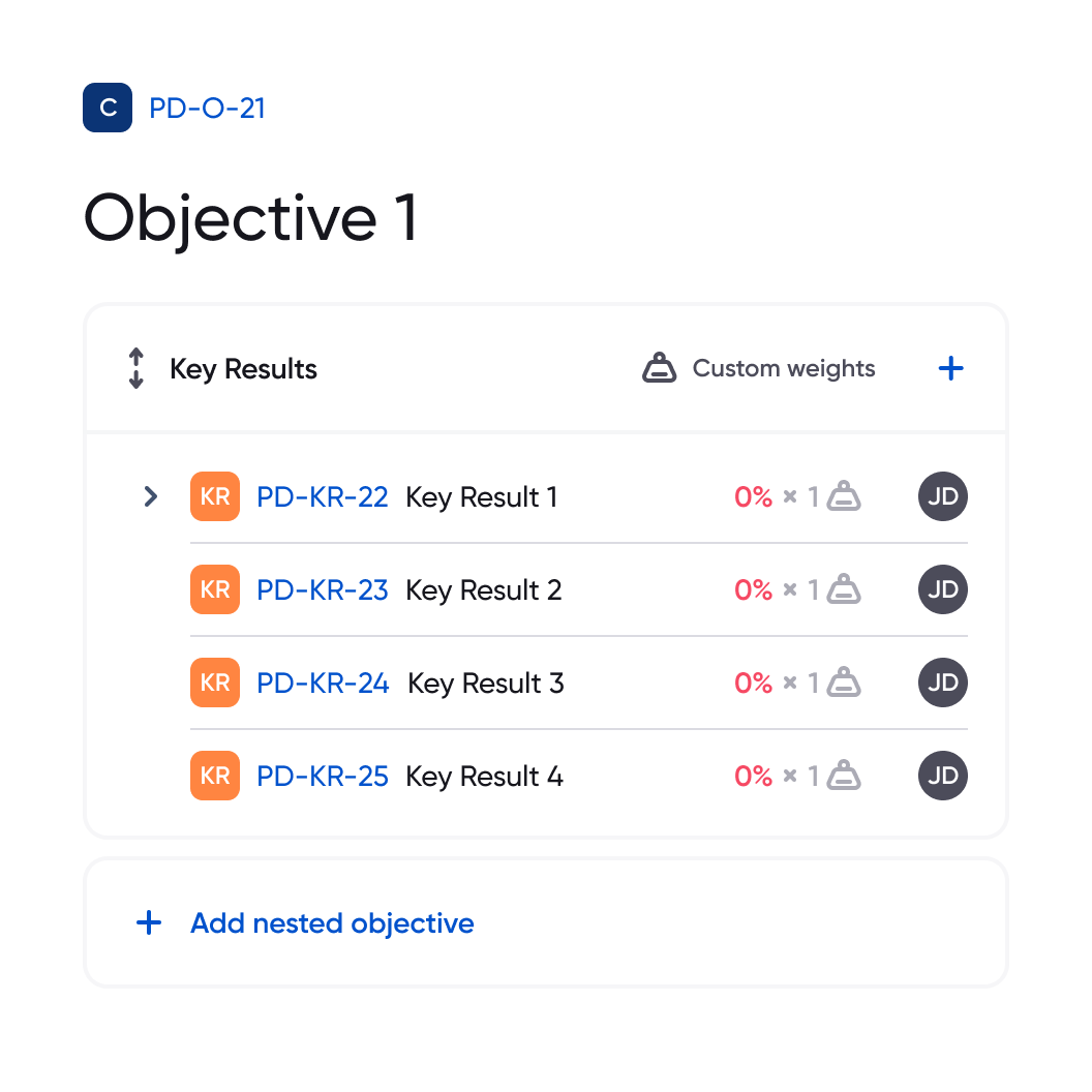 Step 2. Create OKRs