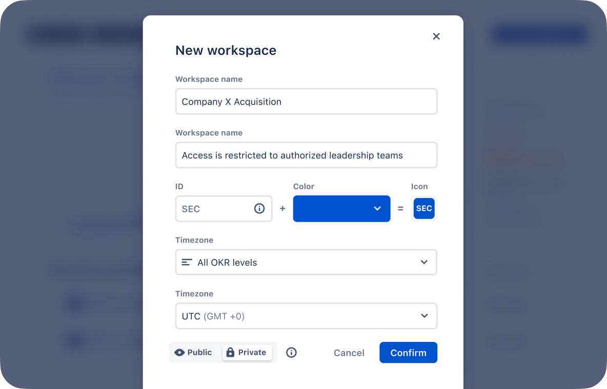 Private Workspaces